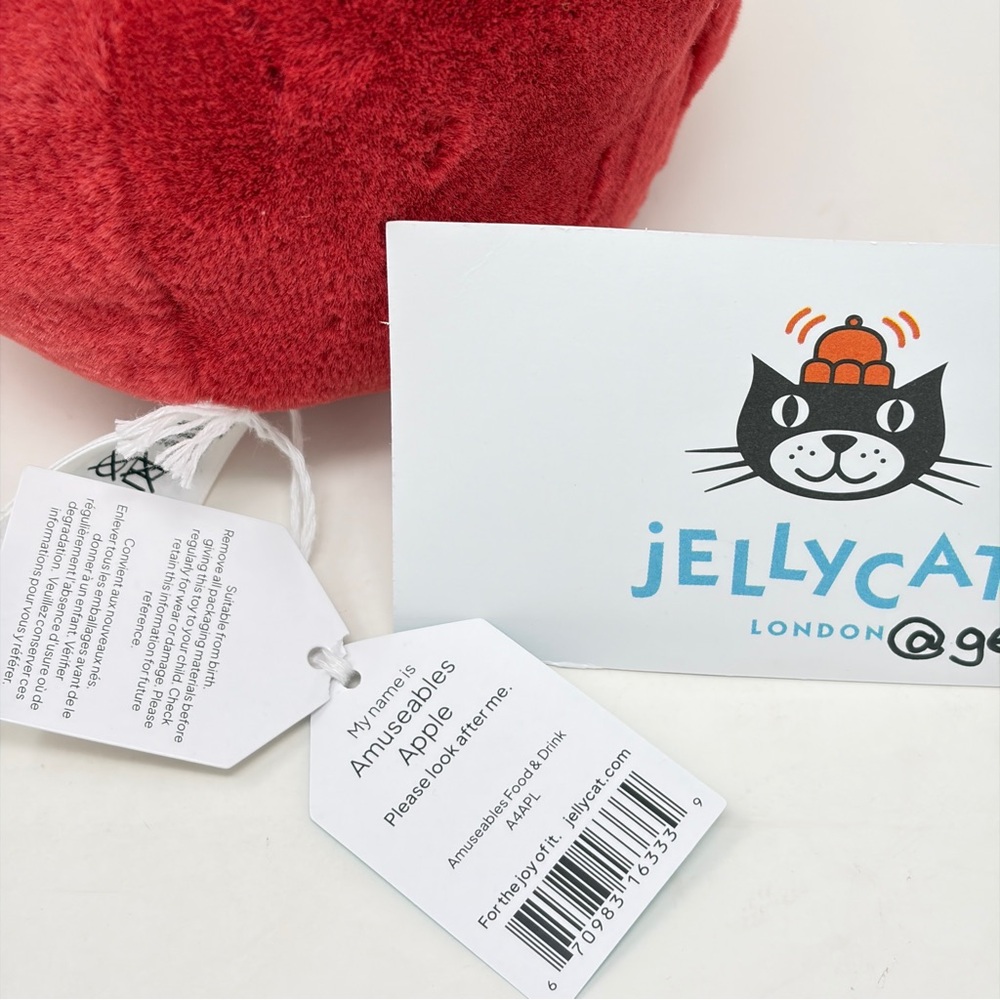 Jellycat Amuseables Apple, NWT - Picture 6 of 10